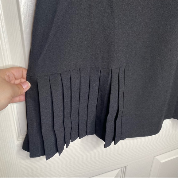 Eloquii Pleated Hem Blouse in Black Size 14 NWT - Picture 6 of 12